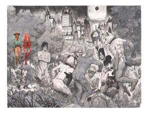 SPECTATEURS : Double planche originale 214-215 de Spectateurs