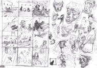 KILILANA SONG : Story board avec �tude de personnages par Benjamin FLAO