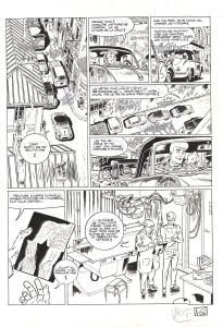 RIC HOCHET : Planche originale 6 de Ric Hochet (Les nouvelles enquetes de) Tome 2