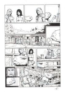 LES FOR�TS D'OPALE : Planche Originale 26 du tome 5 des For�ts d'Opale Onze racines