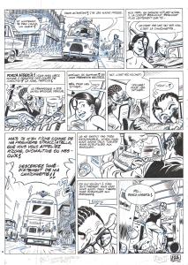 RIC HOCHET : Planche originale 22 de Ric Hochet (Les nouvelles enquetes de) Tome 7