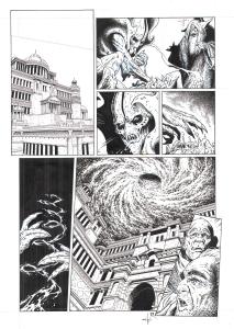 LES FOR�TS D'OPALE : Planche Originale 29 du tome 8 des For�ts d'Opale Les hordes de la nuit