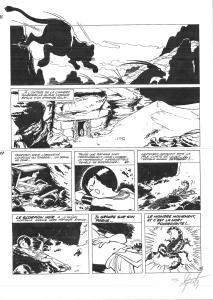 PAPYRUS : Planche originale 33 de PAPYRUS Tome 1 La momie engloutie  par DE GIETER