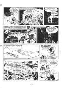 PAPYRUS : Planche originale 47 de PAPYRUS Tome 2 Le maitre des trois portes par DE GIETER