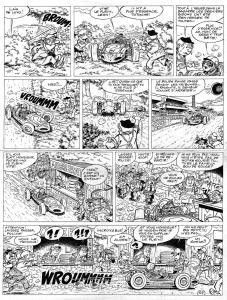 TOTOCHE : TOTOCHE, Planche originale 57 Le Bolide 