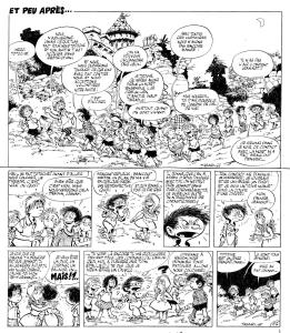 TOTOCHE : TOTOCHE, Planche originale 57, Le Tr�sor des Oubliettes