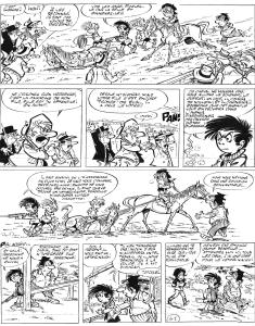 TOTOCHE : TOTOCHE, planche originale 41 Sa derni�re course