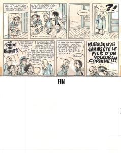 TOTOCHE : TOTOCHE, planche de fin originale 12 de Le fils du voleur par Jean Tabary