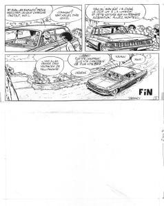 TOTOCHE : TOTOCHE, planche originale 8 de fin de Photo-Flash par Jean Tabary