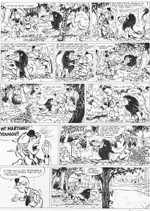 VALENTIN le vagabond : Planche originale 5 de VALENTIN LE VAGABOND - L'�vad�