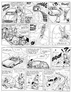 VALENTIN le vagabond : VALENTIN LE VAGABOND, planche originale 23 de Valentin fait le singe
