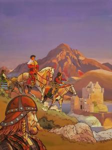 VASCO : Couverture originale de VASCO tome 21 Le Clan Mac Douglas Couleur directe