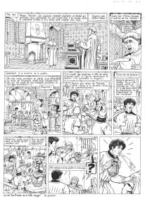 VASCO : Planche originale 2 de VASCO Tome 15 Le fant�me de Bruges par CHAILLET