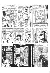 VASCO : Planche originale 6 de Vasco Tome 13 Les fossoyeurs de Belz�buth  par CHAILLET