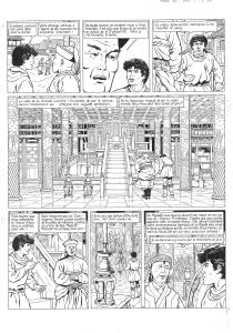 VASCO : Planche originale 30 de VASCO Tome 12 Le fant�me de Bruges par CHAILLET