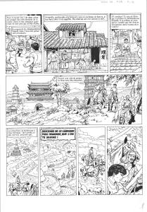 VASCO : Planche originale 11 de VASCO Tome 12 Les princes de la ville rouge par CHAILLET