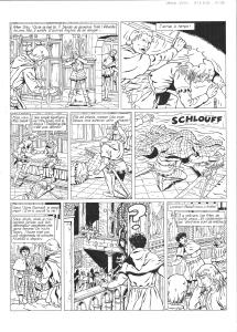 VASCO : Planche originale 35 de VASCO Tome 18 RIENZO par CHAILLET