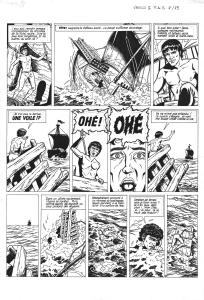 VASCO : Planche originale 13 de VASCO tome 2 Le prisonnier de Satan par CHAILLET